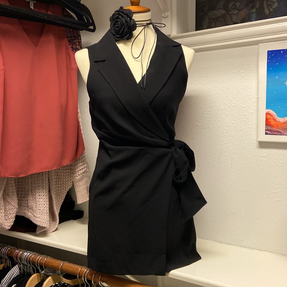 Wrap Collared Dress
